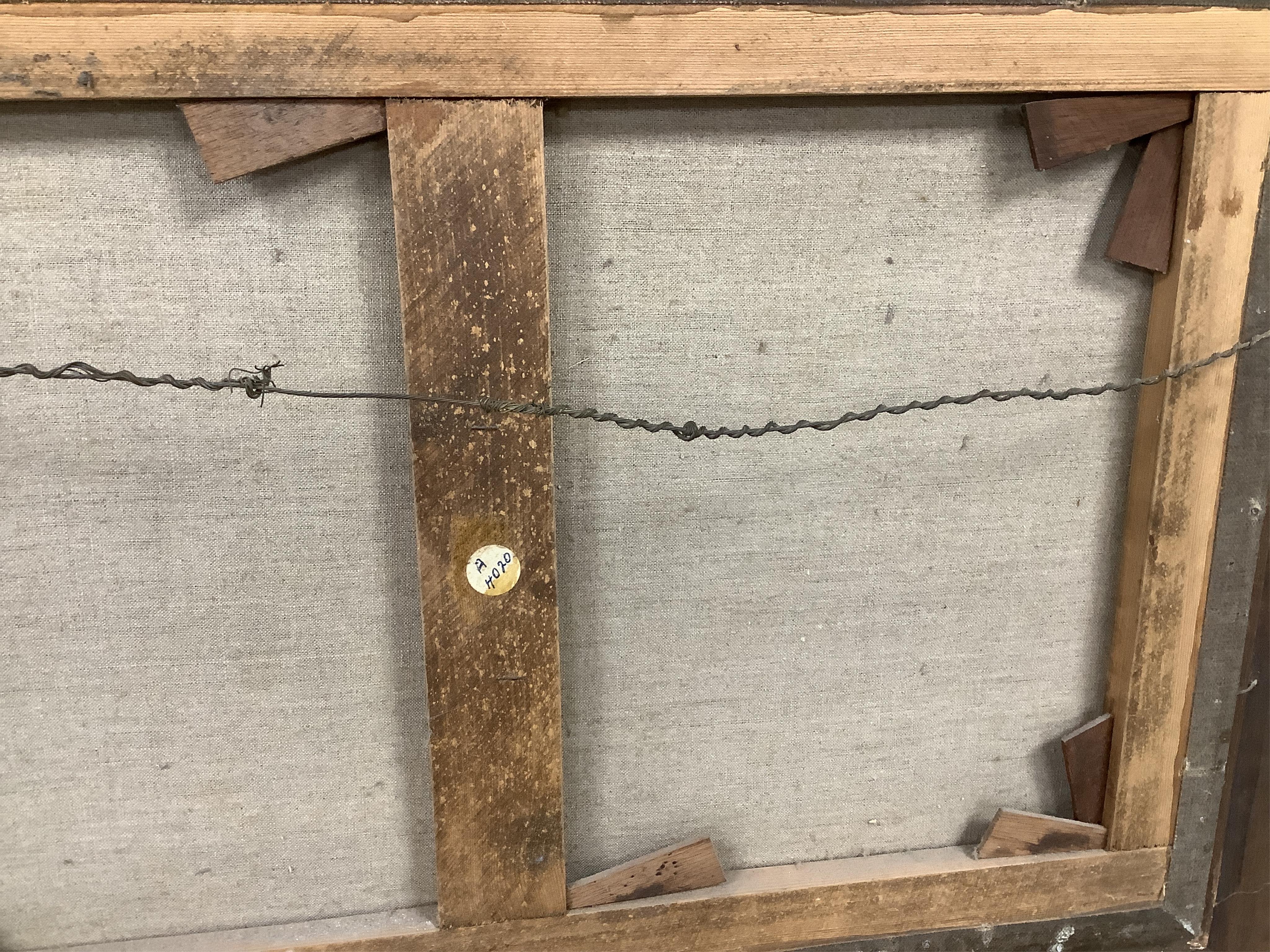 After William Gillard (c.1812-1897), 'Guarding the days bag'’, oil on canvas, 39 x 49cm